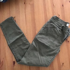 olive green pants